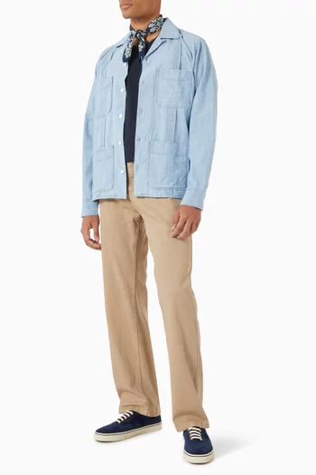 Cuban Shirt in Chambray