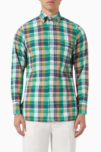 Madras Check Shirt in Cotton