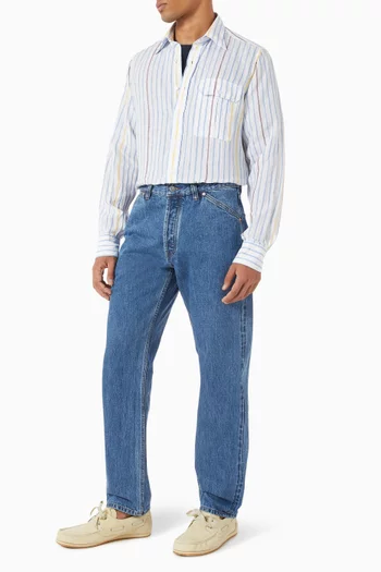 Striped Summer Shirt in Linen