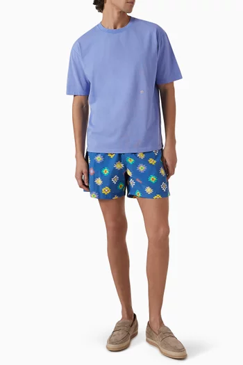 'D' Logo Hiking T-shirt in Cotton