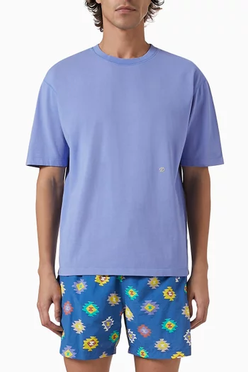 'D' Logo Hiking T-shirt in Cotton