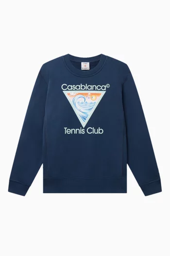 Tennis Club Iconic Sweatshirt in Organic Cotton