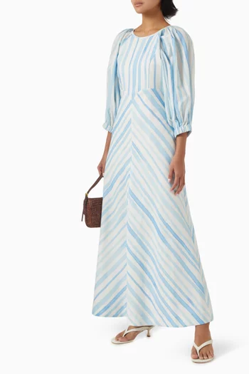 Lucinda Maxi Dress in Linen