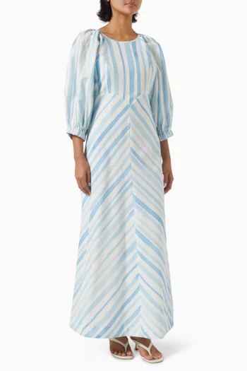 Lucinda Maxi Dress in Linen