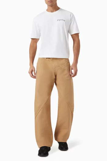 x Ounass Three-heads T-shirt in Cotton