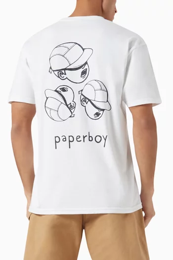 x Ounass Three-heads T-shirt in Cotton