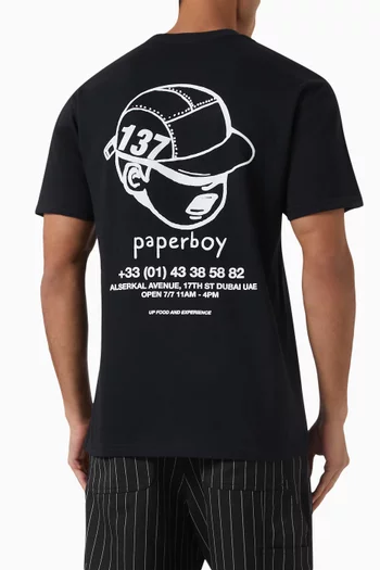 x Ounass 137 Heads Print T-shirt in Cotton