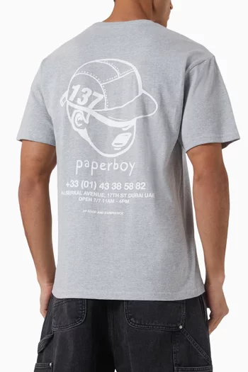 x Ounass 137 Heads Print T-shirt in Cotton