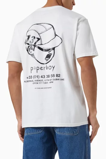 x Ounass 137 Heads Print T-shirt in Cotton