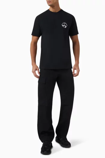 x Ounass Address-print T-shirt in Cotton