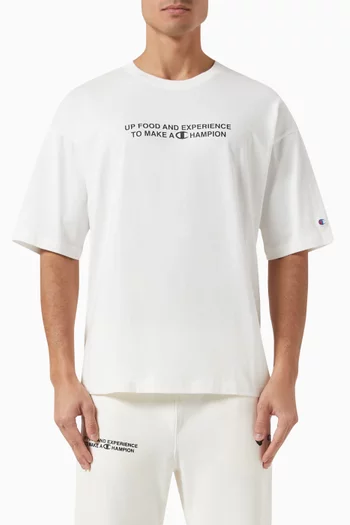 x Champion T-shirt in Cotton