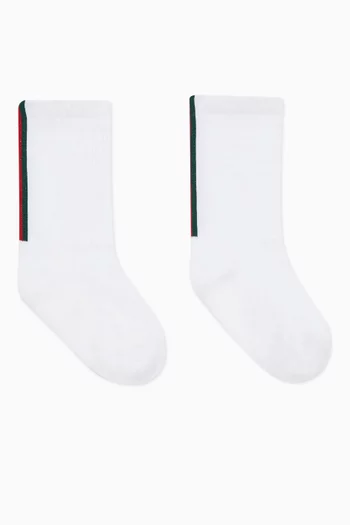 Web Socks in Cotton-blend