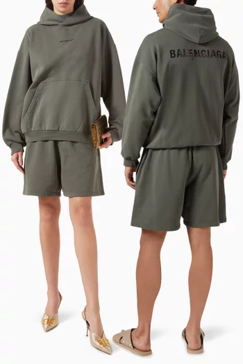 Unisex Front-zip Logo Hoodie