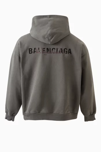 Unisex Front-zip Logo Hoodie