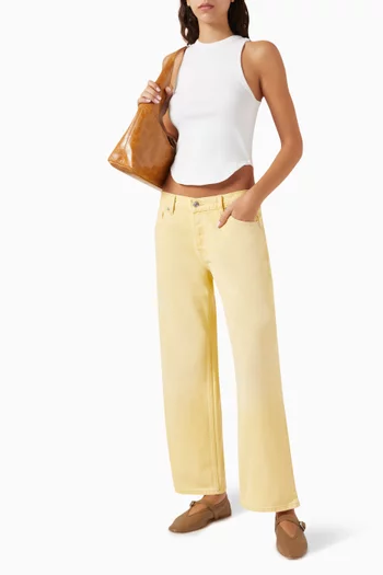 Cropped Low-rise Baggy Jeans