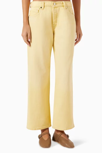 Cropped Low-rise Baggy Jeans