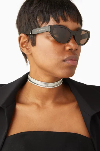 Cat-eye Sunglasses in Acetate