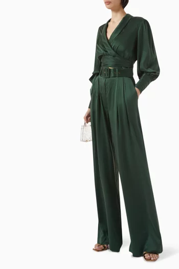 Wrap Top in Silk