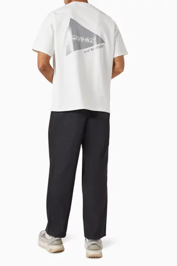 x and wander Backprint T-shirt in Cotton-blend