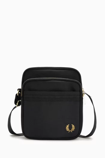 Textured Crossbody Bag in Recycled Nylon