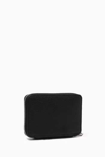 Double B Monogram Wallet in Faux Leather