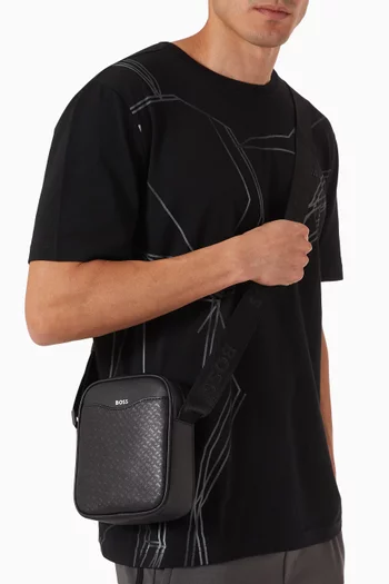 Zair Crossbody Bag in Leather