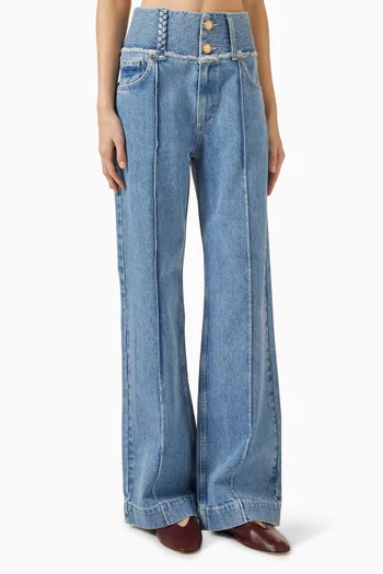 Paizzi Wide Waist Jeans