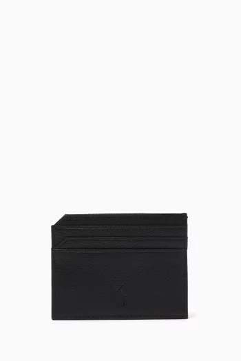 Slim Card Case in Leather