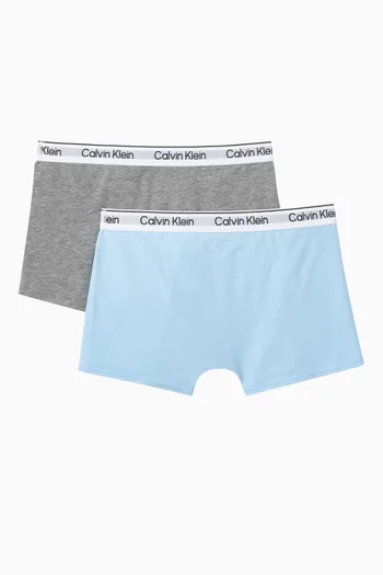 Monogram Boxer Briefs in Cotton-jersey, Set of 2