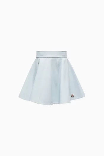 Flared Skirt in Denim