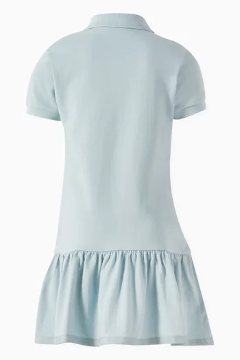 Logo Tennis Dress in Cotton
