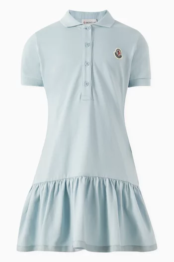 Logo Tennis Dress in Cotton