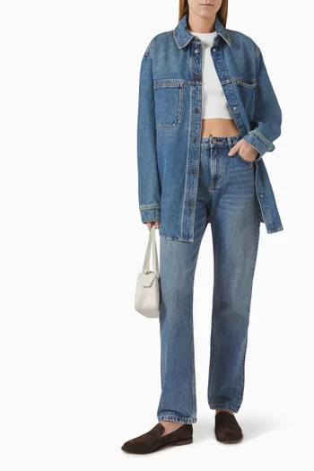 Straight-leg Slim-fit Jeans in Denim