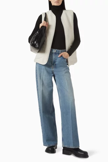 Aspera Wide-leg Jeans in Denim