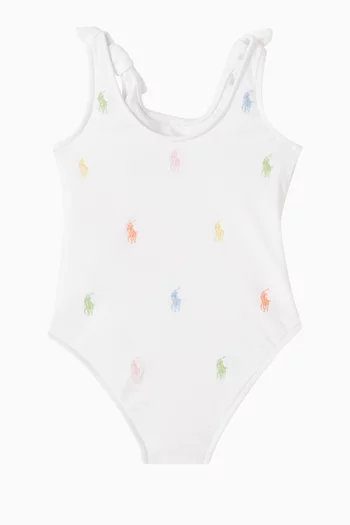 Polo Pony One-Piece Swimsuit