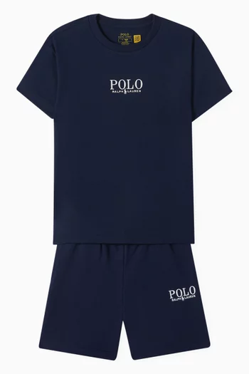 Polo Logo Graphic T-shirt in Cotton