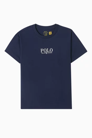 Polo Logo Graphic T-shirt in Cotton