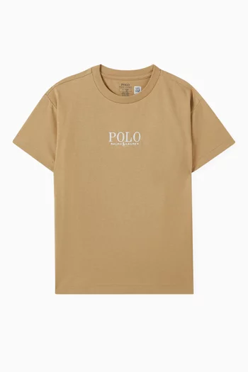 Polo Logo Graphic T-shirt in Cotton