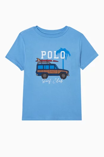 Graphic Logo T-shirt in Cotton