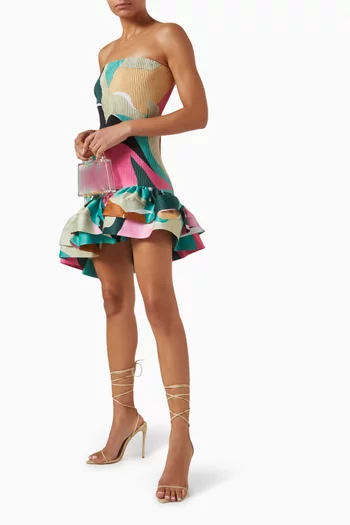 Volant Mini Dress