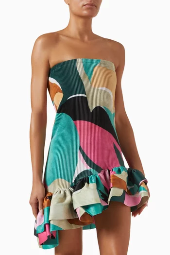 Volant Mini Dress