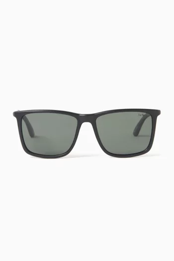 Tweedledum Sunglasses in Rubber