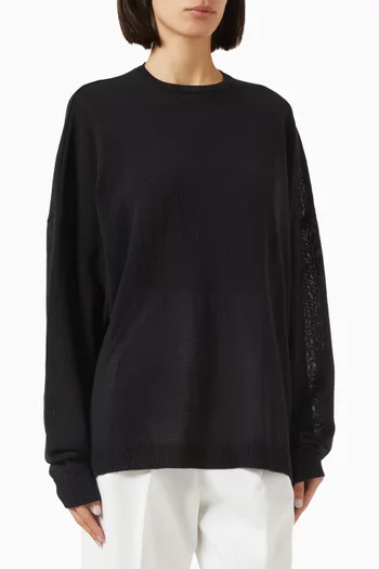 Basel Knit Sweater in Cotton Blend