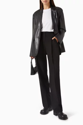 Gelso Pleated Pants in Suiting Fabric