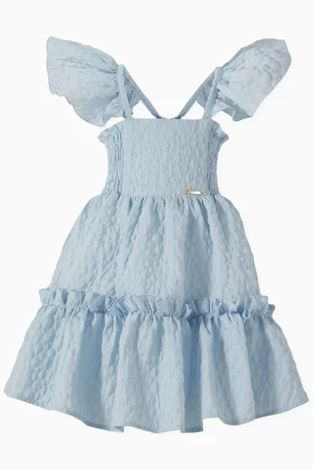 فستان قماش مجعد