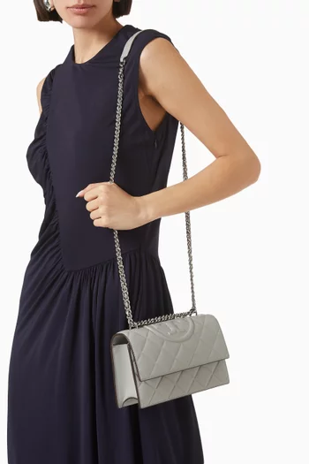 Small Fleming Convertible Shoulder Bag in Leather