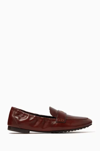 Ballet Loafers in Leather