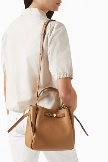 Romy Bucket Bag in Leather