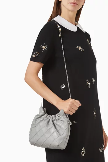 Mini Fleming Hobo Bag in Leather