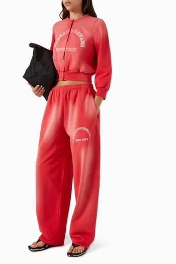 Graphic Logo Oversized Sweatpants in Cotton
